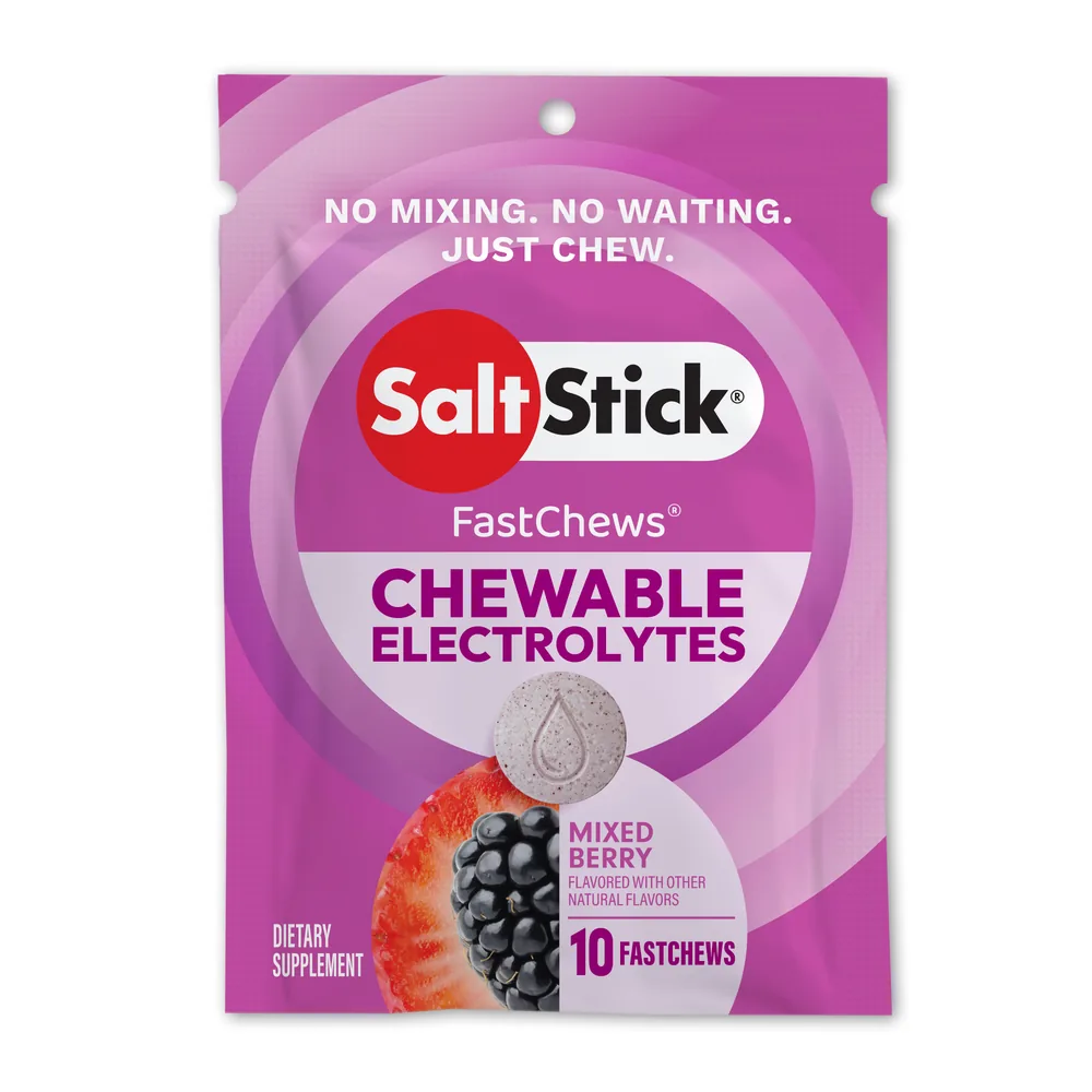 Masticables SaltStick FastChews sabor Frutos Rojos