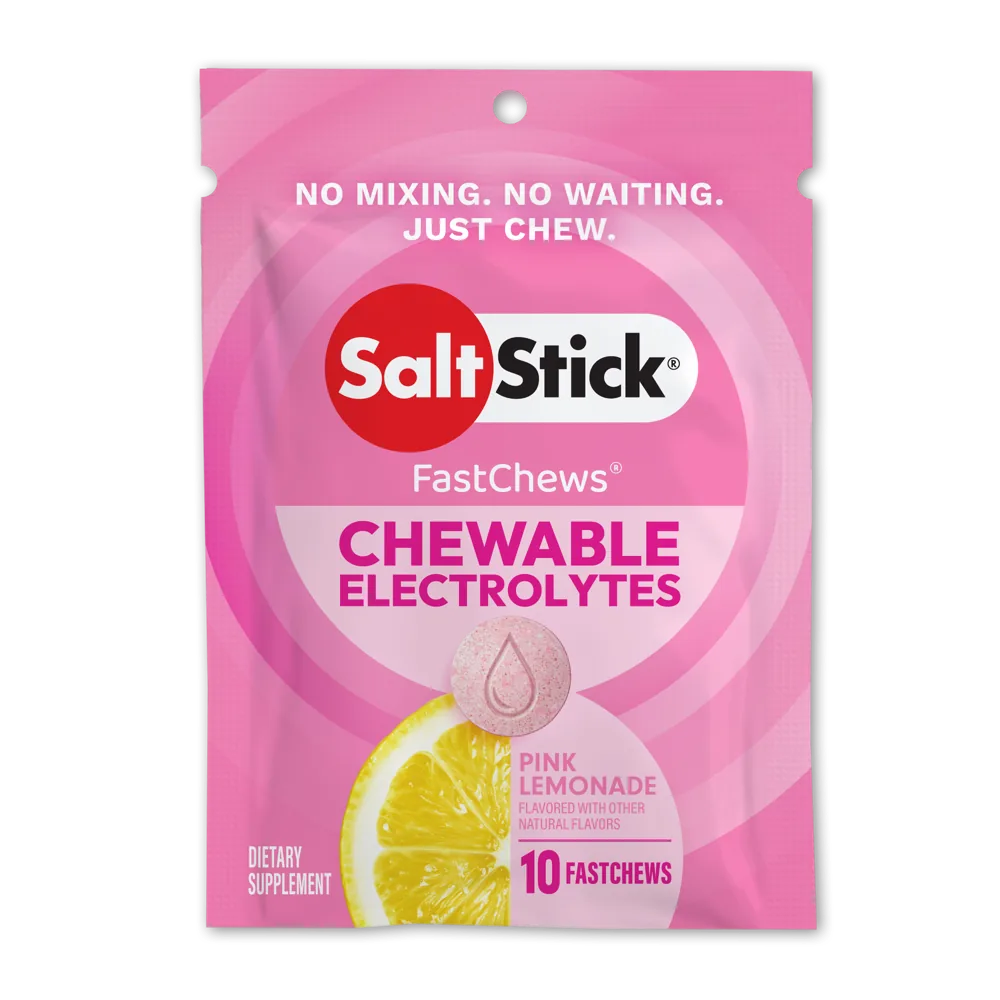 Masticables SaltStick FastChews sabor Limonada Rosada